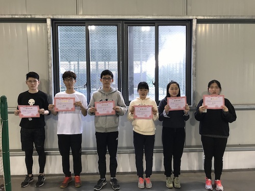 图为获奖选手